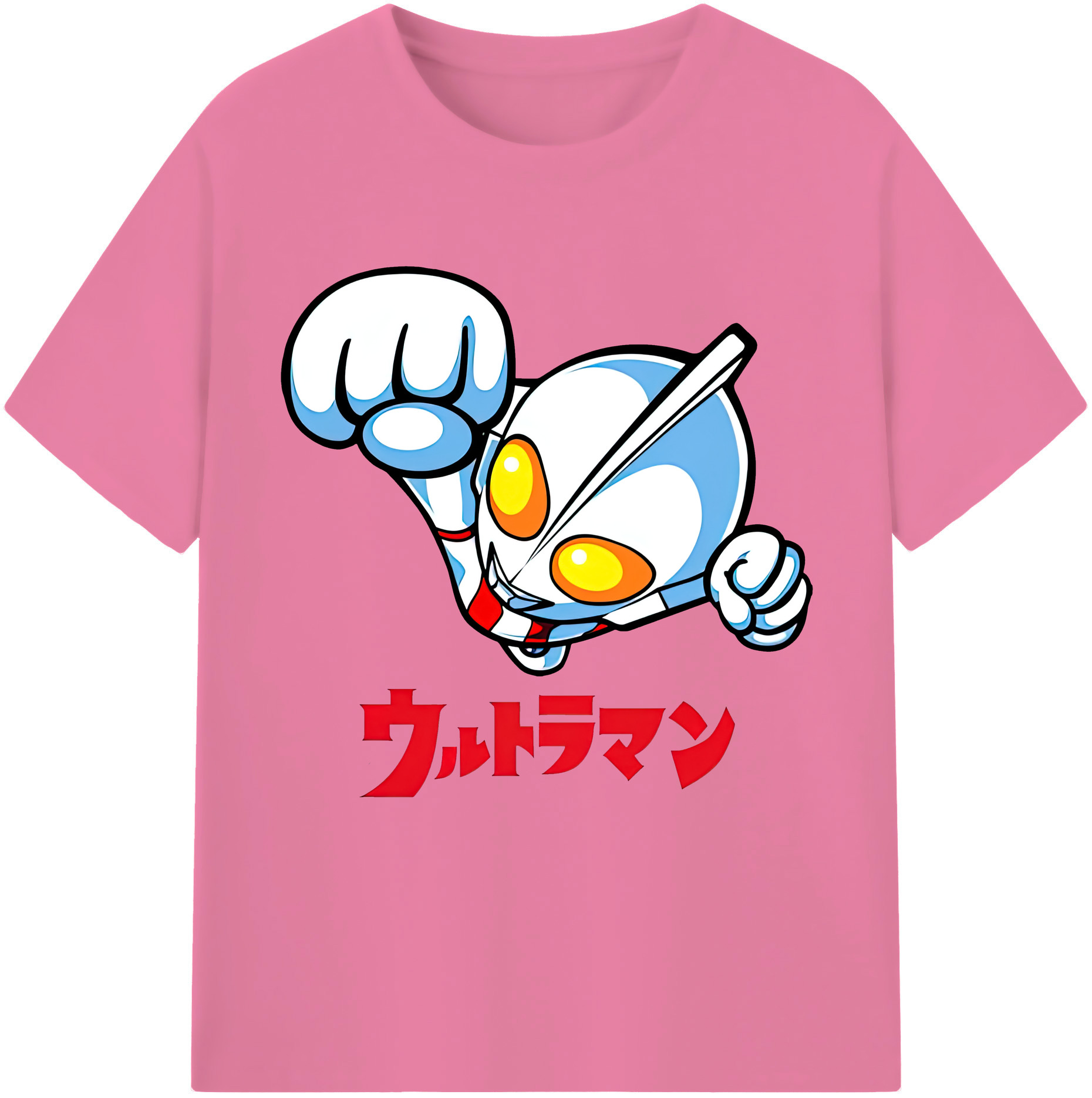 （画像用） ウルトラマン Ultraman 綿100％半袖Tシャツ（フロントプリント）